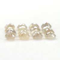 Natural Loose Rose Cut Diamond Grey Color 2.35 CT 2.90 MM Round Rose Cut Shape Diamond L6202