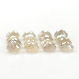 Natural Loose Rose Cut Diamond Grey Color 2.35 CT 2.90 MM Round Rose Cut Shape Diamond L6202