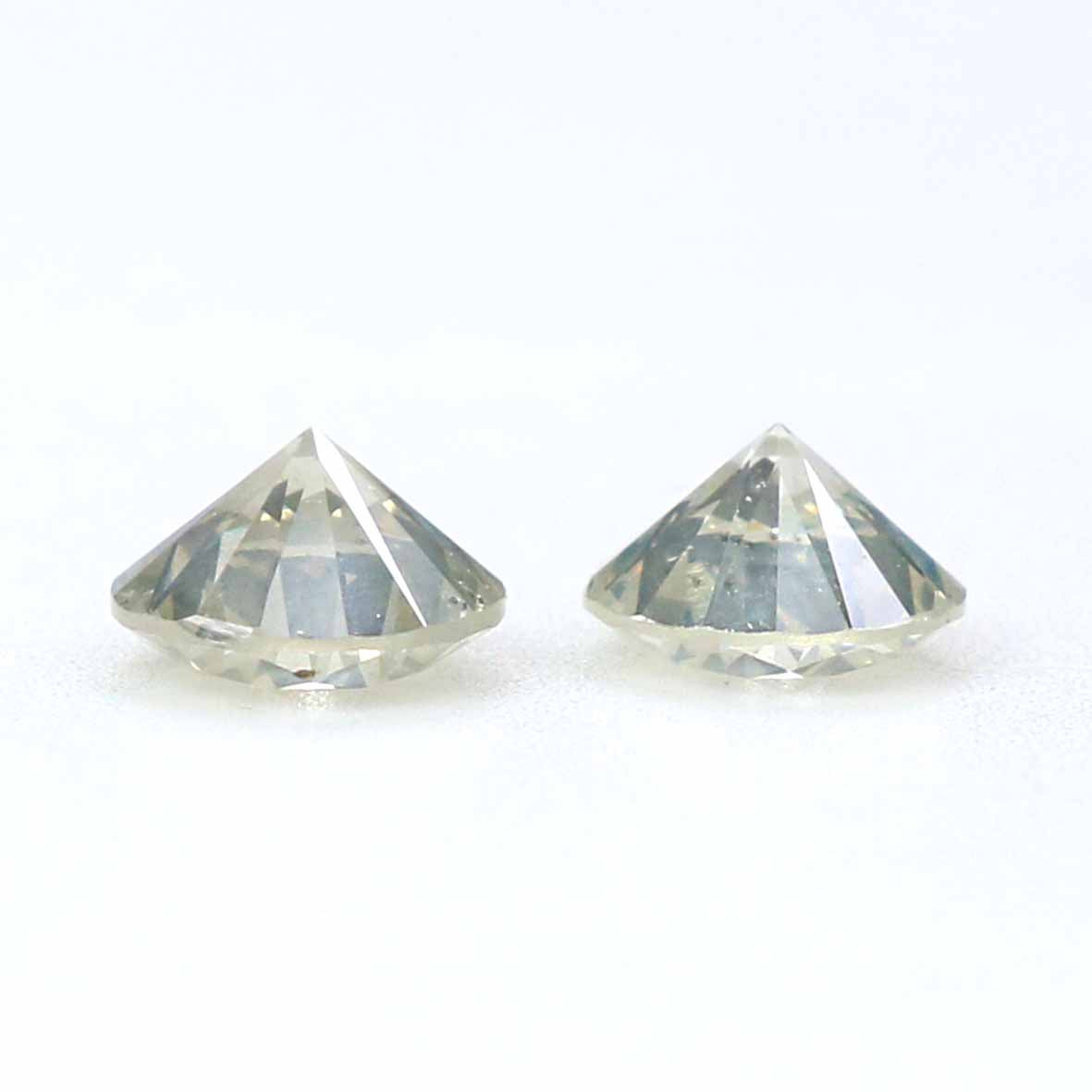 0.34 Ct Natural Loose Round Cut Pair Diamond White - H Color Round Shape Diamond 3.50 MM Natural White Round Brilliant Cut Diamond LQ2020