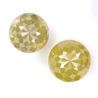 Natural Loose Rose Cut Yellow Color Diamond 1.10 CT 4.50 MM Round Rose Cut Shape Diamond L6527