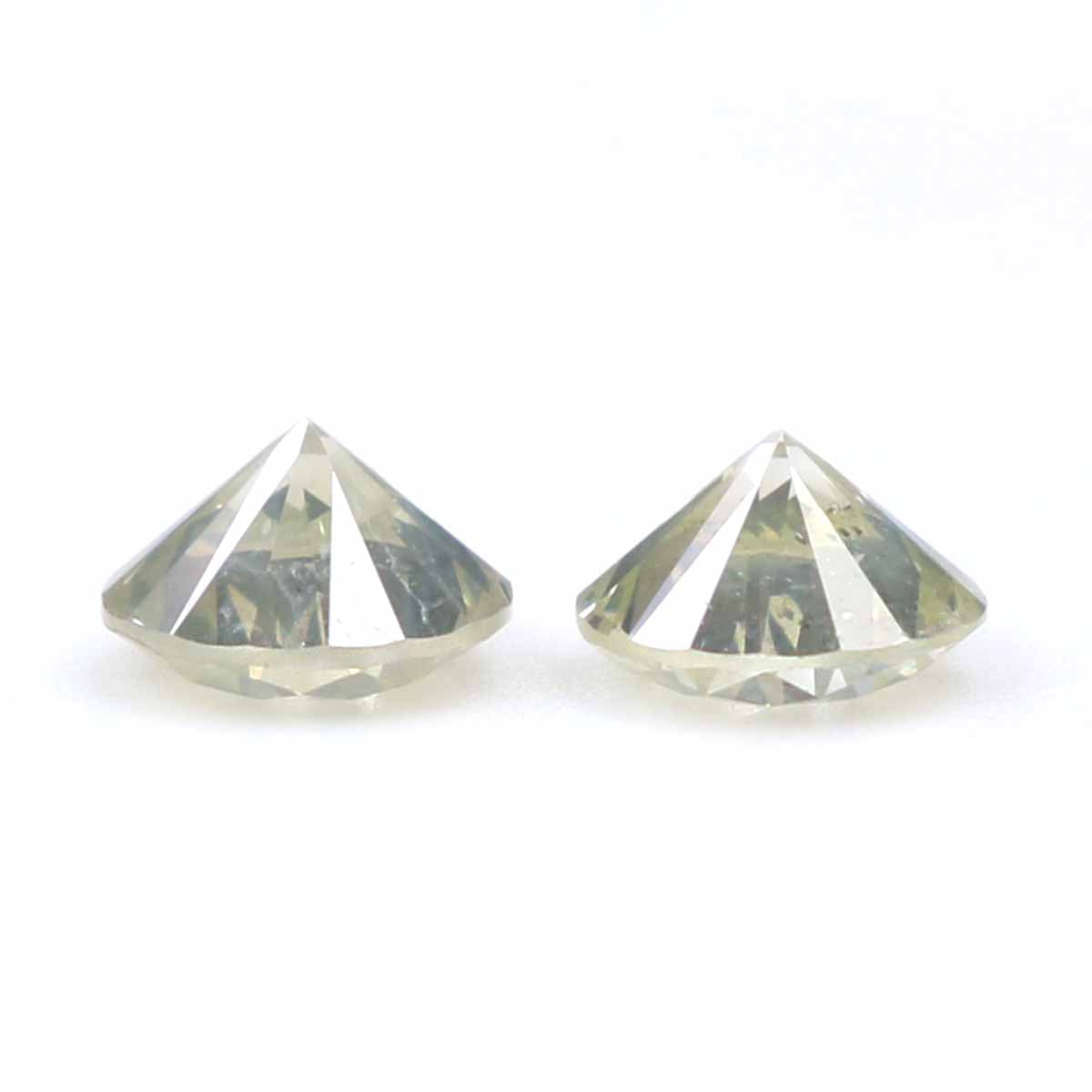0.40 Ct Natural Loose Round Cut Pair Diamond White - I Color Round Cut Diamond 3.70 MM Natural Diamond Round Brilliant Cut Diamond LQ2172