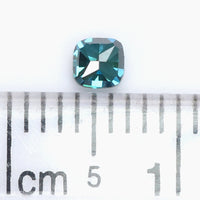 Natural Loose Cushion Blue Color Diamond 0.22 CT 3.10 MM Cushion Shape Rose Cut Diamond L5922