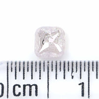Natural Loose Cushion Light Pink Color Diamond 0.36 CT 3.90 MM Cushion Shape Rose Cut Diamond KR1792