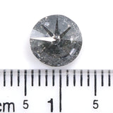 Natural Loose Round Salt And Pepper Diamond Black Grey Color 1.96 CT 7.50 MM Round Brilliant Cut Diamond KDL8077