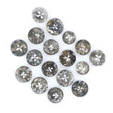 Natural Loose Round Rose Cut Grey Brown Color Diamond 1.14 CT 2.00 MM Round Rose Cut Shape Diamond KR1386