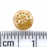 Natural Loose Rose Cut Yellow Color Diamond 1.18 CT 5.80 MM Round Rose Cut Shape Diamond L5216