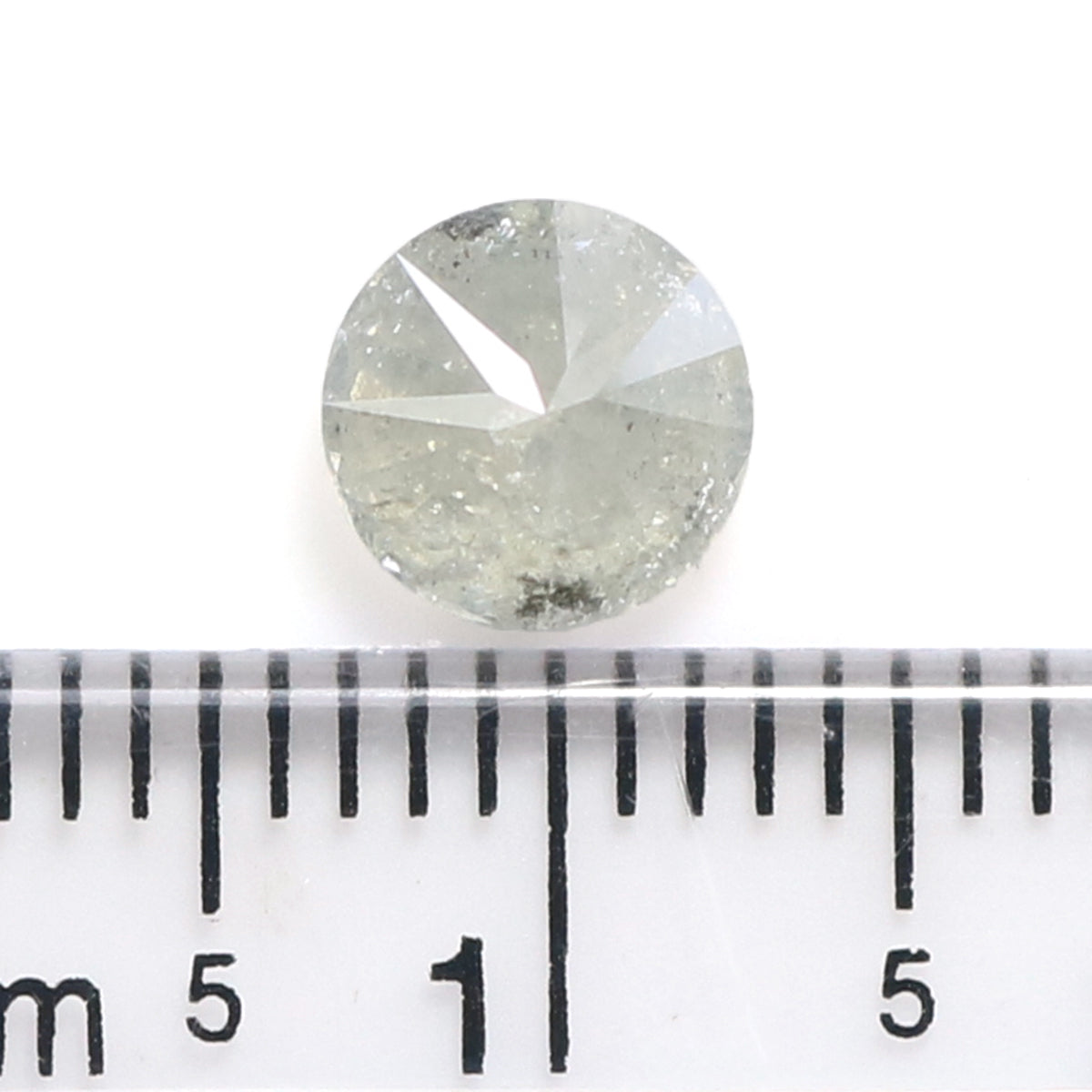 1.05 CT Natural Loose Round Shape Diamond Milky Grey Round Cut Diamond 6.20 MM Natural Loose Milky Grey Round Brilliant Cut Diamond LQ5880