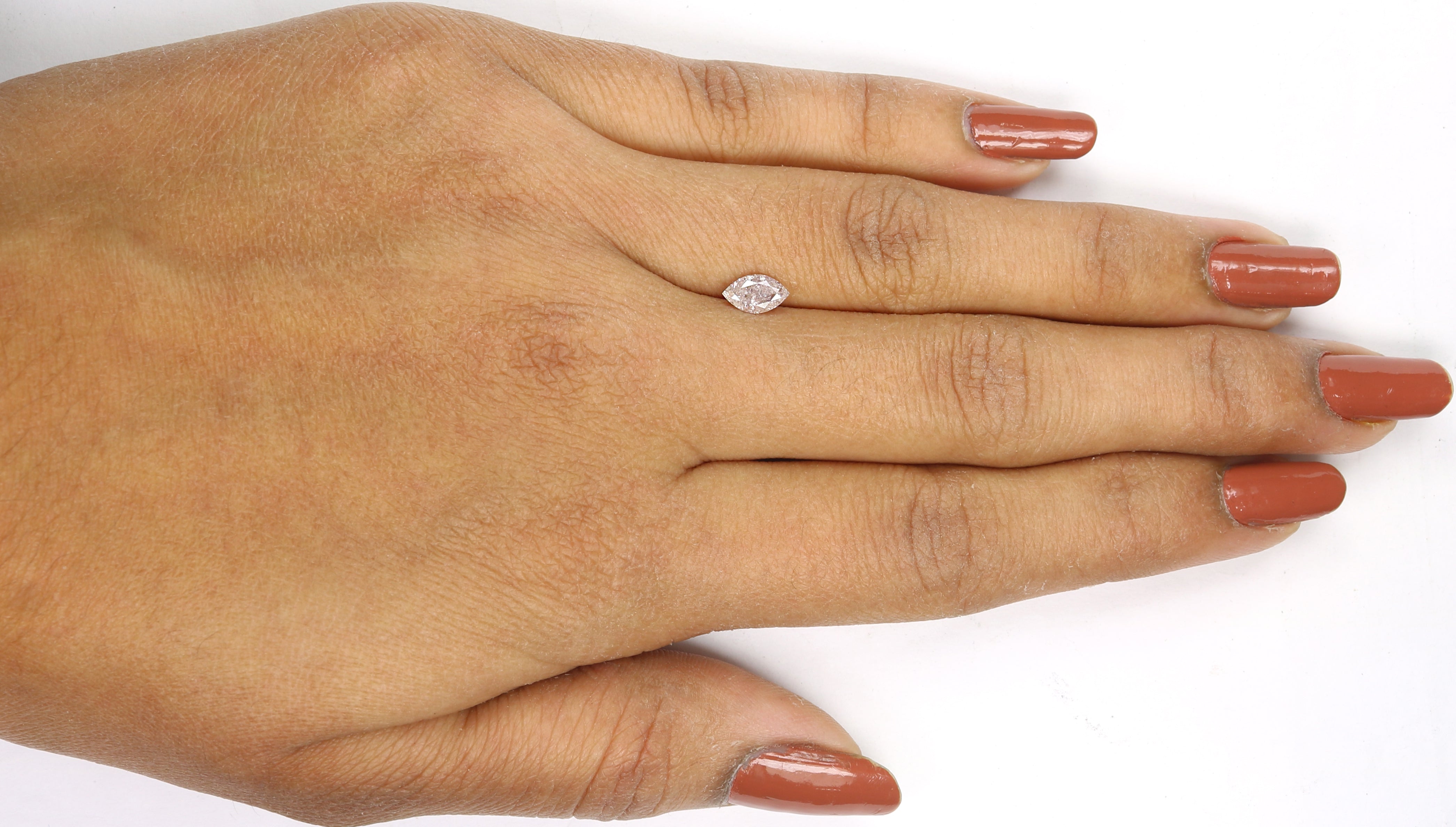 0.45 CT Natural Loose Marquise Shape Diamond Pink Color Marquise Diamond 6.80 MM Natural Light Pink Marquise Brilliant Cut Diamond LQ1588