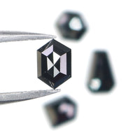 Natural Loose Mix Shape Black Color Diamond 1.04 CT 5.55 MM Mix Shape Rose Cut Diamond KDK2621