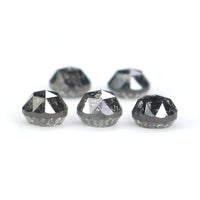 Natural Loose Round Rose Cut Diamond, Salt And Pepper Round Diamond, Natural Loose Diamond, Rose Cut Diamond, 1.05 CT Round Shape KR2649