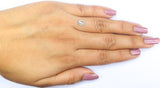 Natural Loose Oval Diamond Grey Color 0.67 CT 6.64 MM Oval Rose Cut Shape Diamond KDL2589