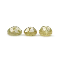 Natural Loose Rose Cut Yellow Color Diamond 1.65 CT 4.50 MM Round Rose Cut Shape Diamond L9211