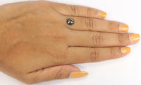 Natural Loose Cushion Salt And Pepper Diamond Black Grey Color 1.49 CT 7.60 MM Cushion Shape Rose Cut Diamond L1856