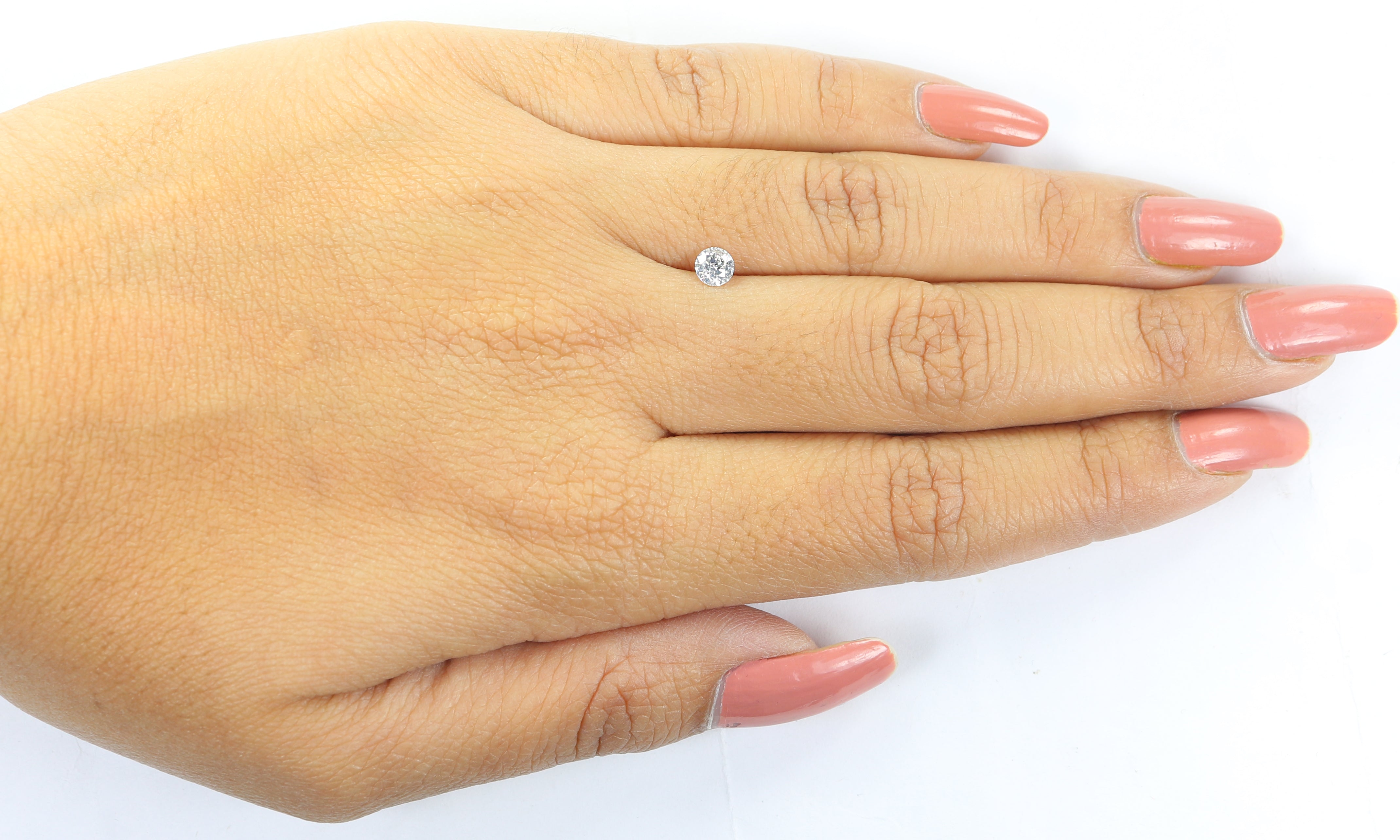 0.29 CT Natural Loose Round Shape Diamond Salt And Pepper Round Cut Diamond 4.10 MM Natural Black Grey Round Brilliant Cut Diamond KQ2003
