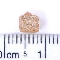 Natural Loose Rough Brown Grey Color Diamond 1.14 CT 5.10 MM Rough Shape Rose Cut Diamond KR1259