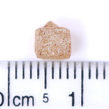 Natural Loose Rough Brown Grey Color Diamond 1.14 CT 5.10 MM Rough Shape Rose Cut Diamond KR1259