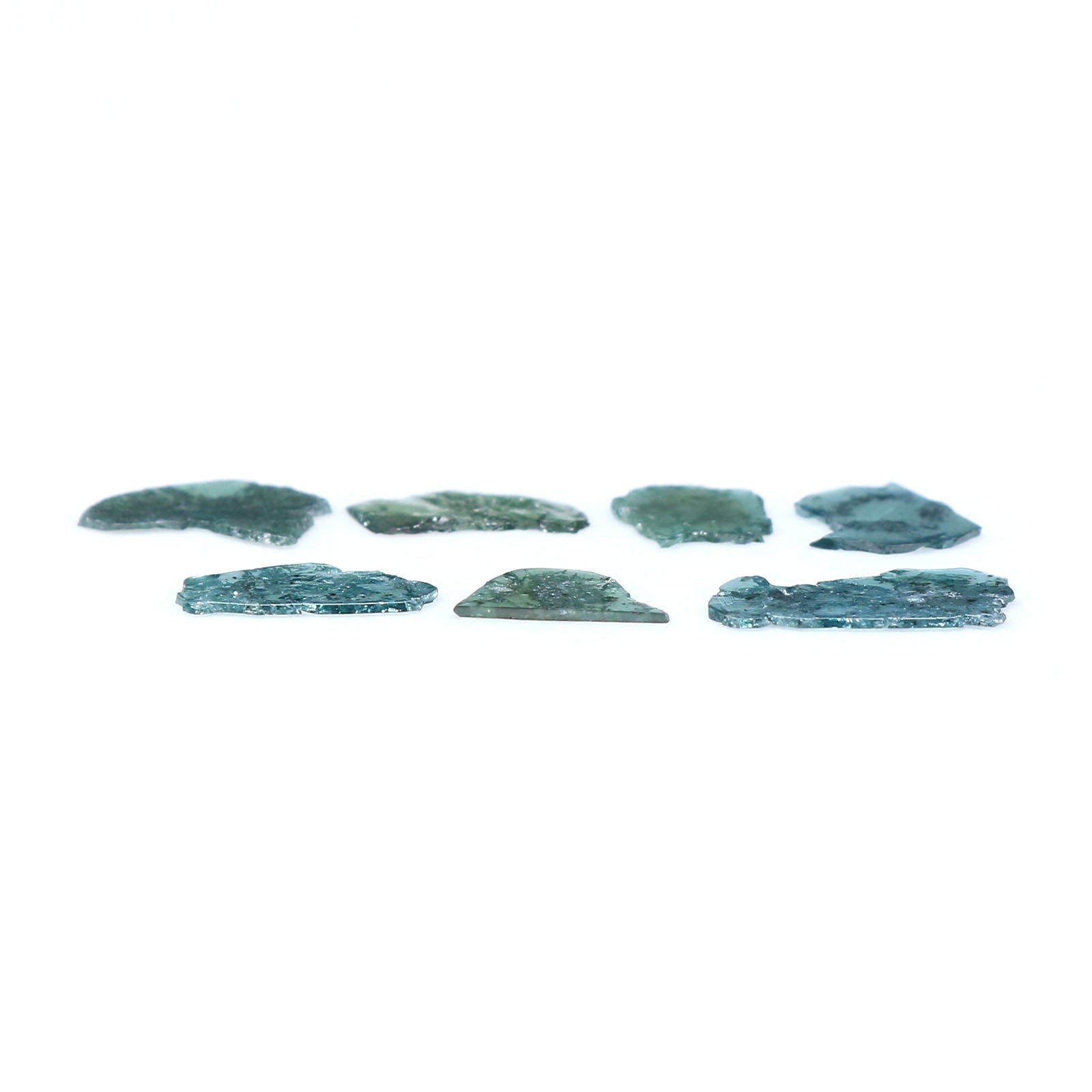 1.41 CT Natural Loose Slice Shape Diamond Blue Color Slice Cut Diamond 6.00 MM Natural Loose Blue Diamond Slice Irregular Cut Diamond LQ9183