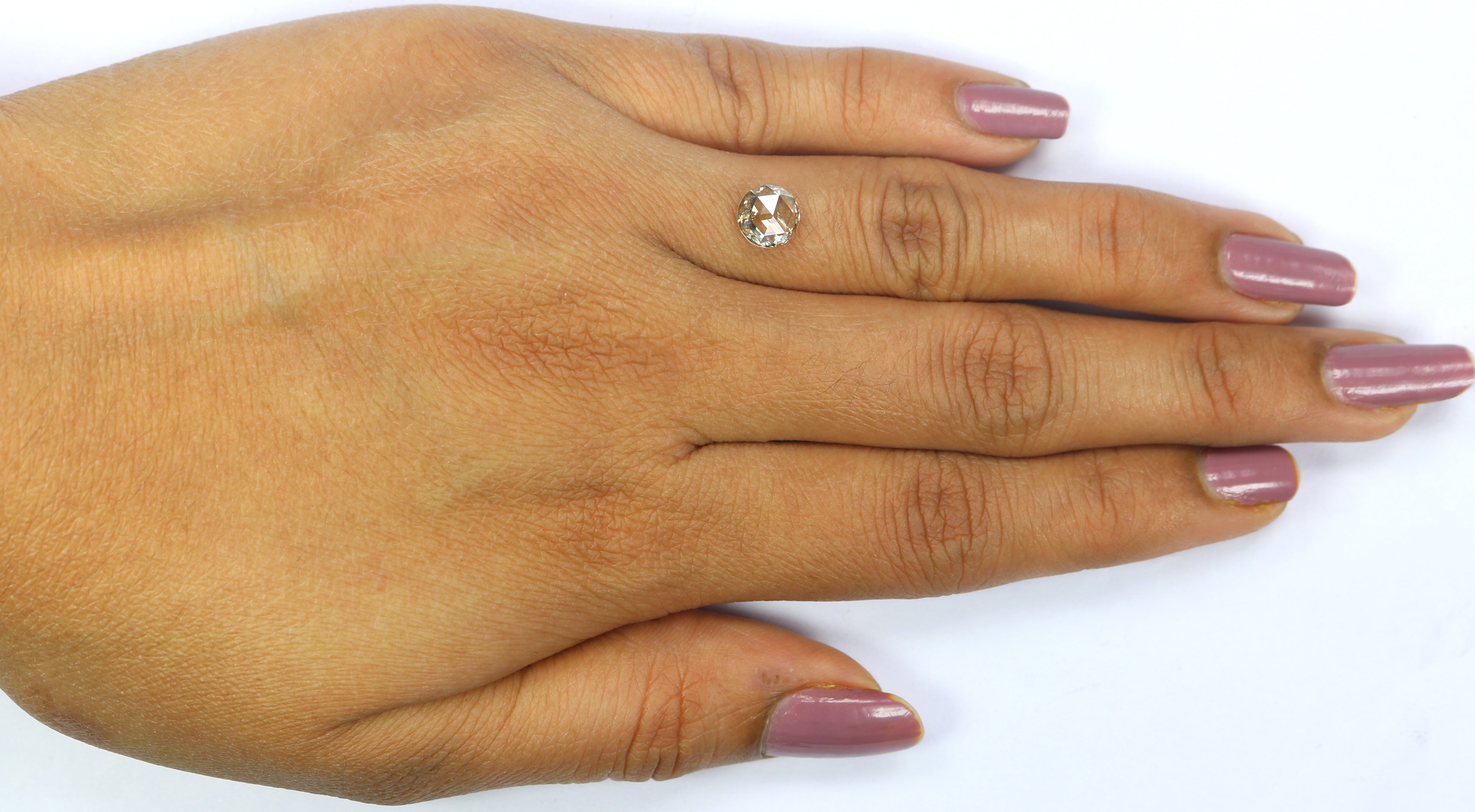 1.12 CT Natural Loose Round Rose Cut Diamond White - J Rose Cut Diamond 6.40 MM Natural Loose White - J Color Round Rose Cut Diamond LQ2624