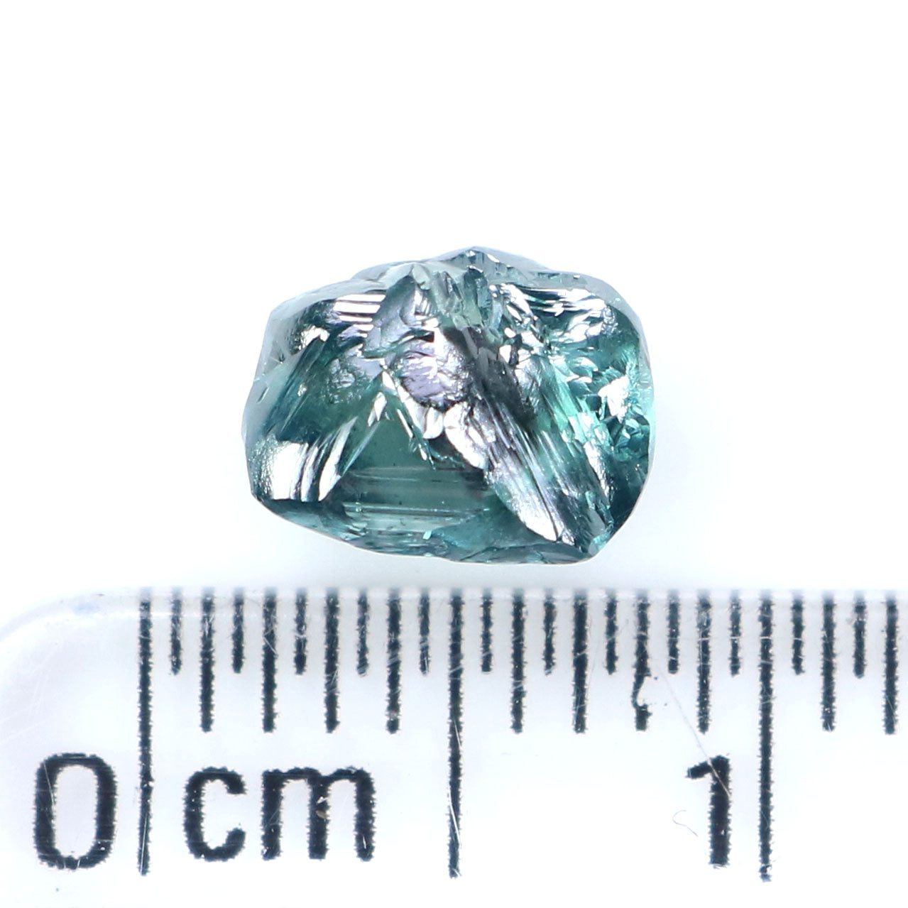 1.40 CT Natural Loose Rough Shape Diamond Blue Color Rough Cut Diamond 6.60 MM Natural Loose Blue Diamond Rough Irregular Cut Diamond QL2329