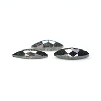 Natural Loose Marquise Salt And Pepper Diamond Black Grey Color 0.97 CT 6.32 MM Marquise Shape Rose Cut Diamond KDL2559