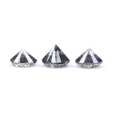 Natural Loose Round Salt And Pepper Diamond Black Grey Color 0.65 CT 3.60 MM Round Brilliant Cut Diamond L9080