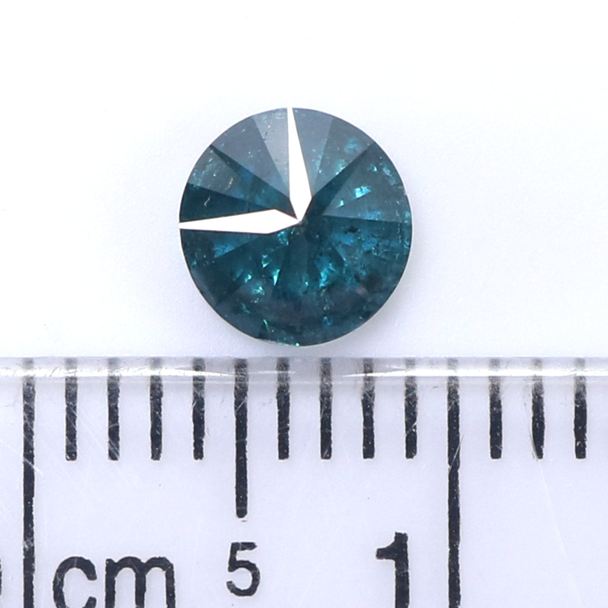 Natural Loose Round Blue Color Diamond 0.81 CT 5.50 MM Round Shape Brilliant Cut Diamond L8753