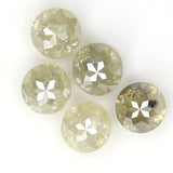 Natural Loose Rose Cut Diamond Grey Color 1.15 CT 3.50 MM Round Rose Cut Shape Diamond KR1293