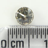 0.42 Ct Natural Loose Diamond, White Diamond, Round Diamond, Round Brilliant Cut Diamond, Sparkling Diamond, Rustic Diamond L203