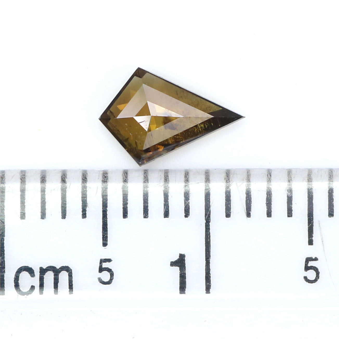 0.38 CT Natural Loose Kite Shape Diamond Brown Color Kite Shape Diamond 7.20 MM Natural Loose Diamond Brown Kite Rose Cut Diamond LQ9541