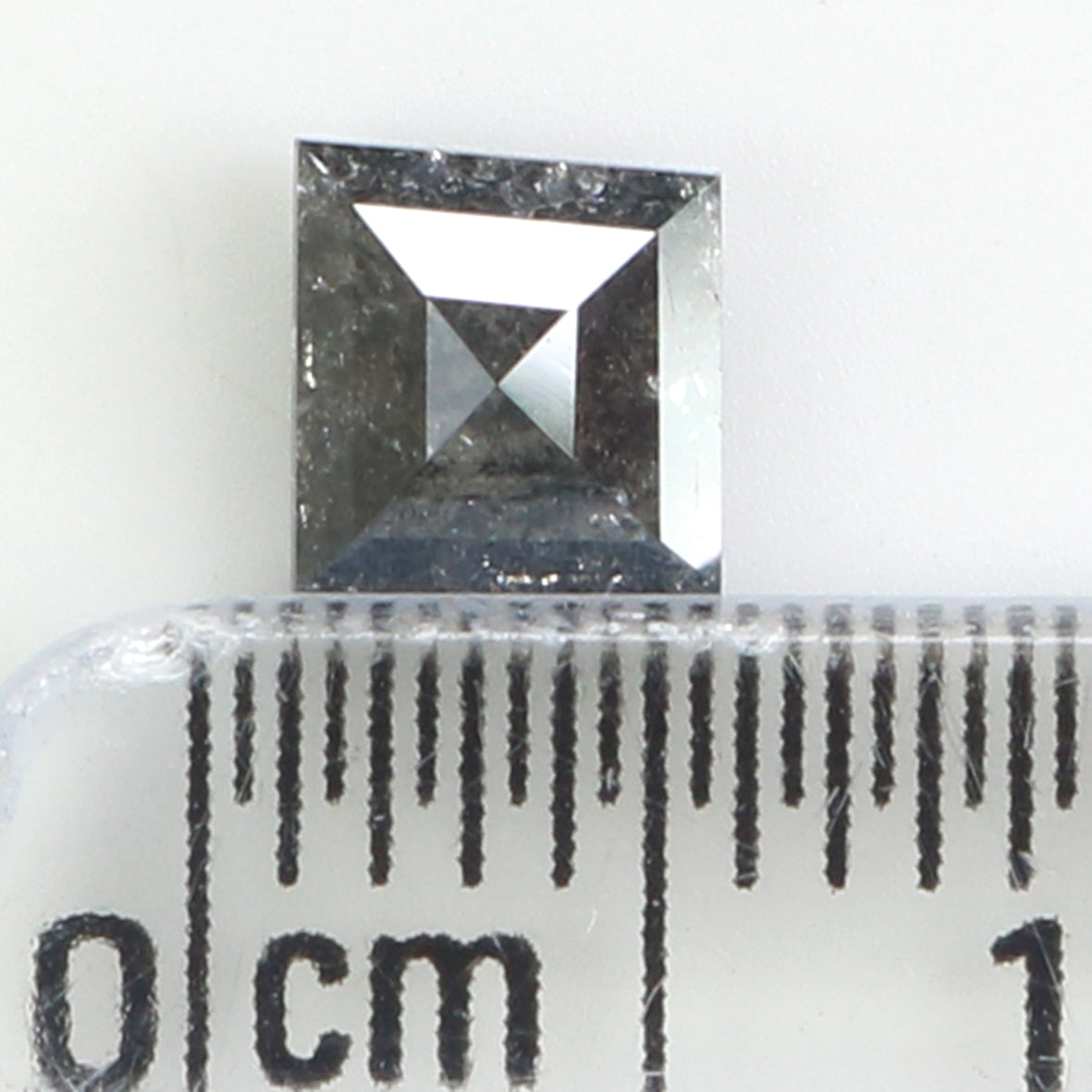 0.60 CT Natural Loose Kite Shape Diamond Salt And Pepper Kite Shape Diamond 6.80 MM Natural Black Grey Color Kite Rose Cut Diamond QL159