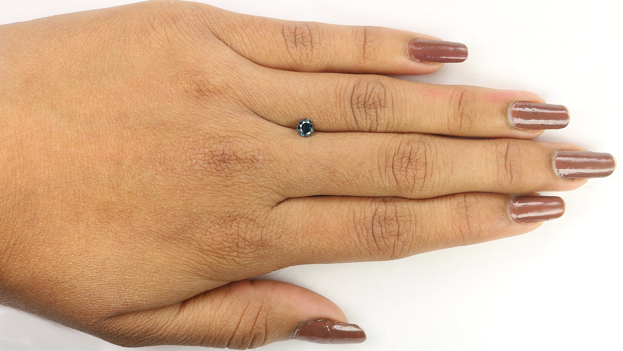 Natural Loose Round Blue Color Diamond 0.34 CT 4.40 MM Round Shape Brilliant Cut Diamond L931