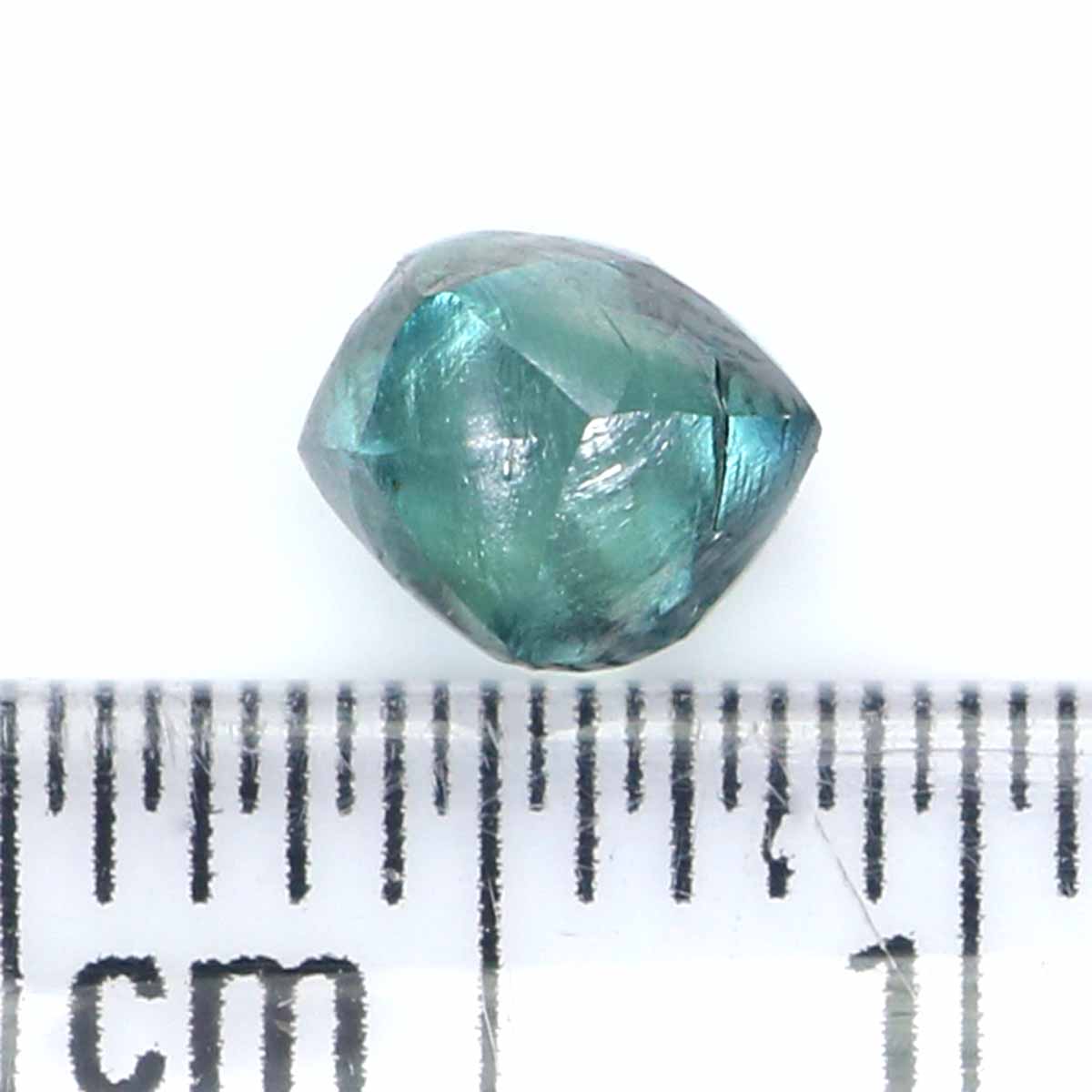 0.88 CT Natural Loose Rough Shape Diamond Blue Color Rough Cut Diamond 5.55 MM Natural Loose Blue Color Diamond Rough Crystal Diamond QL2366