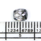 Natural Loose Cushion Diamond, Salt And Pepper Diamond, Natural Loose Diamond, Cushion Rose Cut Diamond, 0.61 CT Cushion Shape Diamond KDL2717