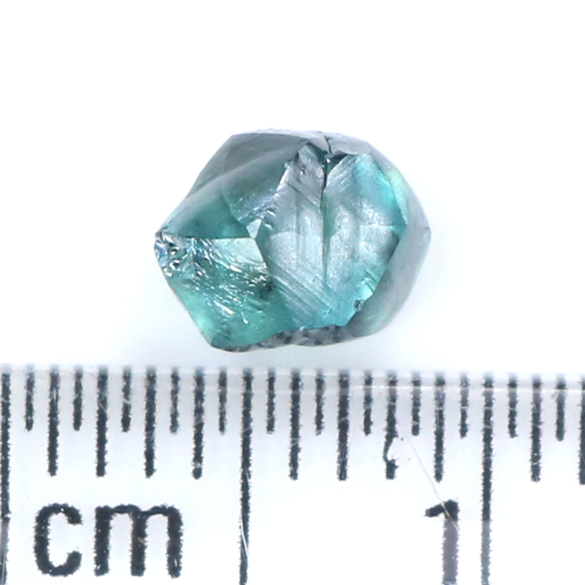 0.98 CT Natural Loose Rough Shape Diamond Blue Color Rough Cut Diamond 5.75 MM Natural Loose Blue Color Rough Irregular Cut Diamond QLB2326