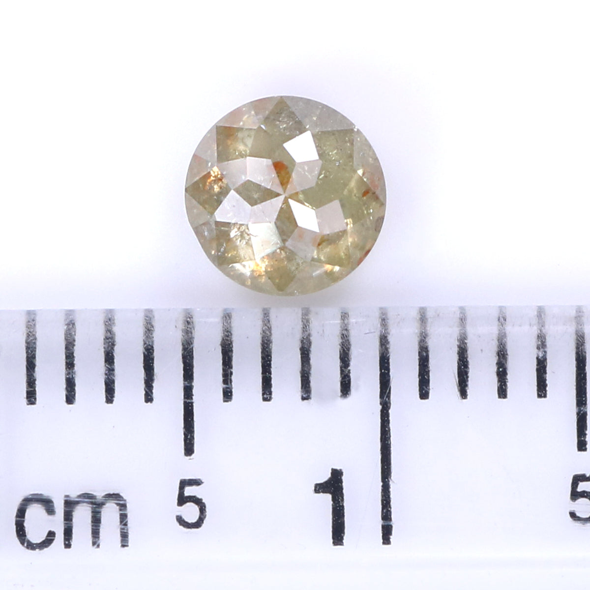 0.63 CT Natural Loose Round Rose Cut Diamond Brown Color Round Shape Diamond 5.15 MM Natural Loose Grey Color Round Rose Cut Diamond LQ2194