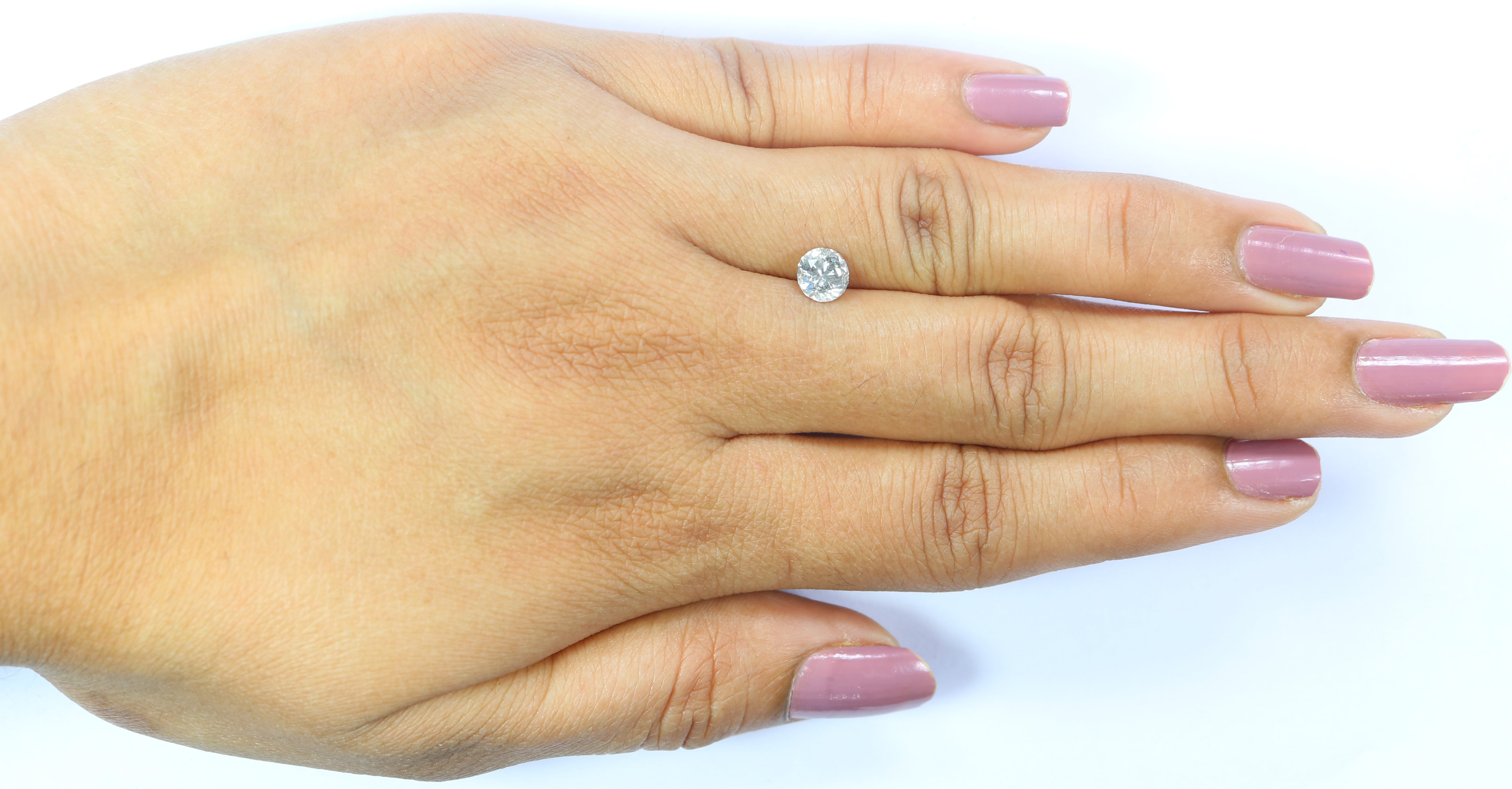 0.71 CT Natural Loose Round Shape Diamond Salt And Pepper Round Cut Diamond 5.50 MM Natural Loose Diamond Round Brilliant Cut Diamond LQ2565