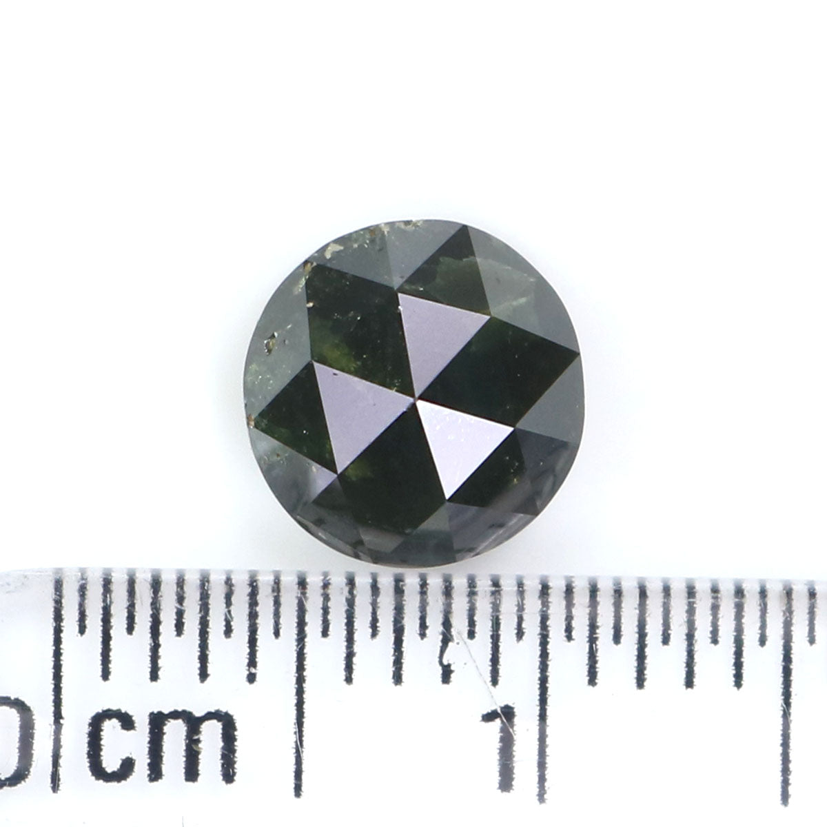 1.78 CT Natural Loose Round Rose Cut Diamond Green Color Round Shape Diamond 7.20 MM Natural Loose Green Color Round Rose Cut Diamond LQ5769