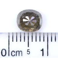 Natural Loose Oval Diamond Grey Color 1.39 CT 6.70 MM Oval Rose Cut Shape Diamond L7271