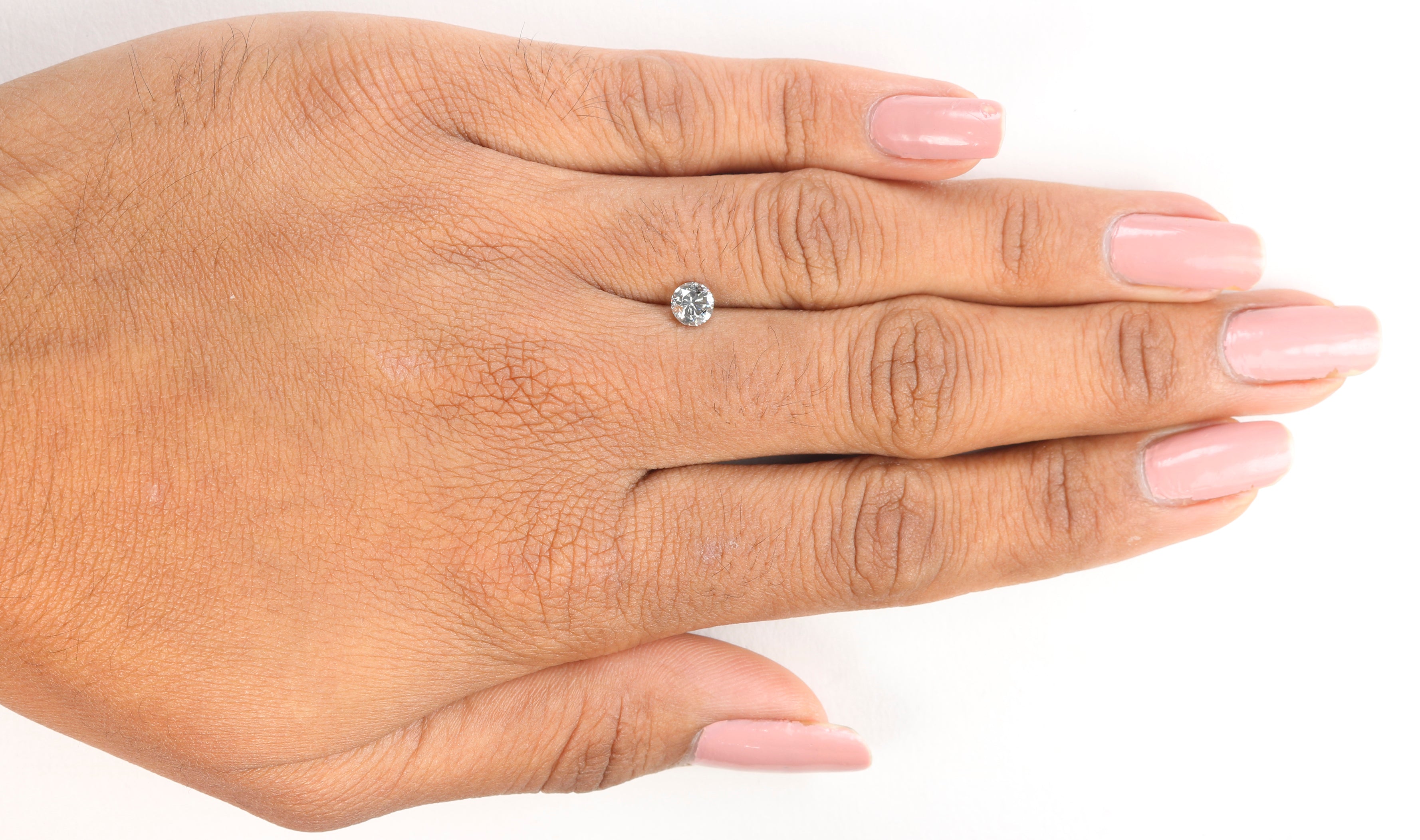 0.47 CT Natural Loose Round Shape Diamond Salt And Pepper Color Round Diamond 4.70 MM Natural Black Grey Round Brilliant Cut Diamond LQ210