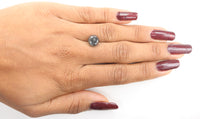 3.34 Ct Natural Loose Diamond, Grey Diamond, Round Diamond, Round Brilliant Cut Diamond, Sparkling Diamond, Rustic Diamond KDL386