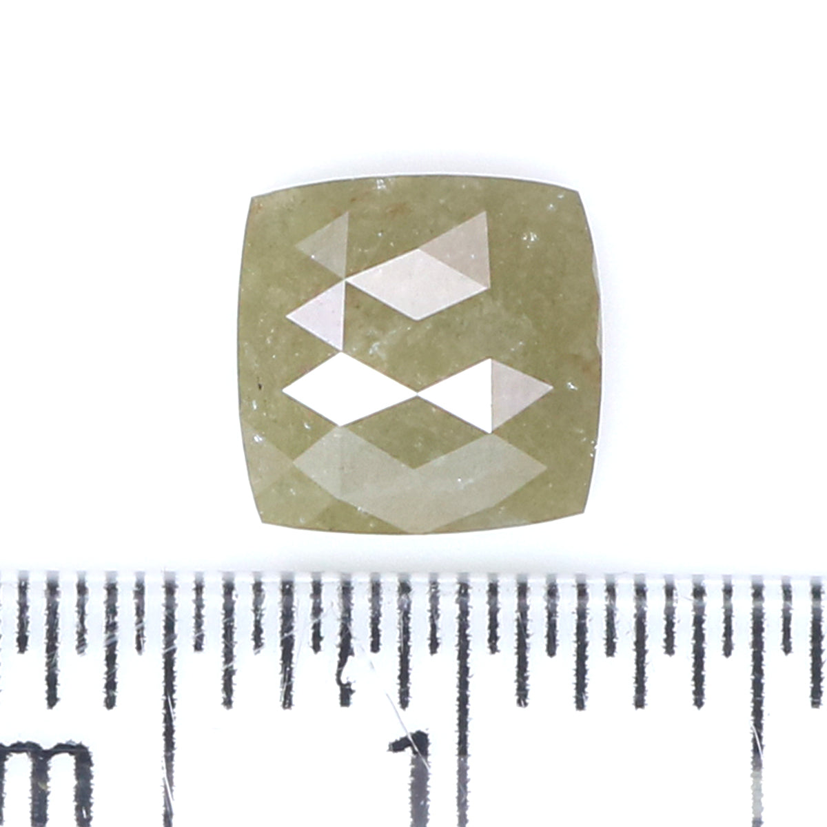1.42 CT Natural Loose Square Shape Diamond Grey Square Cut Diamond 6.20 MM Natural Loose Grey Color Diamond Square Rose Cut Diamond LQ7873
