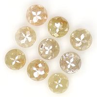 Natural Loose Round Rose Cut Grey Brown Color Diamond 1.27 CT 3.00 MM Round Rose Cut Shape Diamond L6347