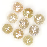 Natural Loose Round Rose Cut Grey Brown Color Diamond 1.27 CT 3.00 MM Round Rose Cut Shape Diamond L6347