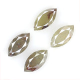 Natural Loose Marquise Diamond Yellow Grey Color 1.01 CT 5.50 MM Marquise Shape Rose Cut Diamond KDL9113