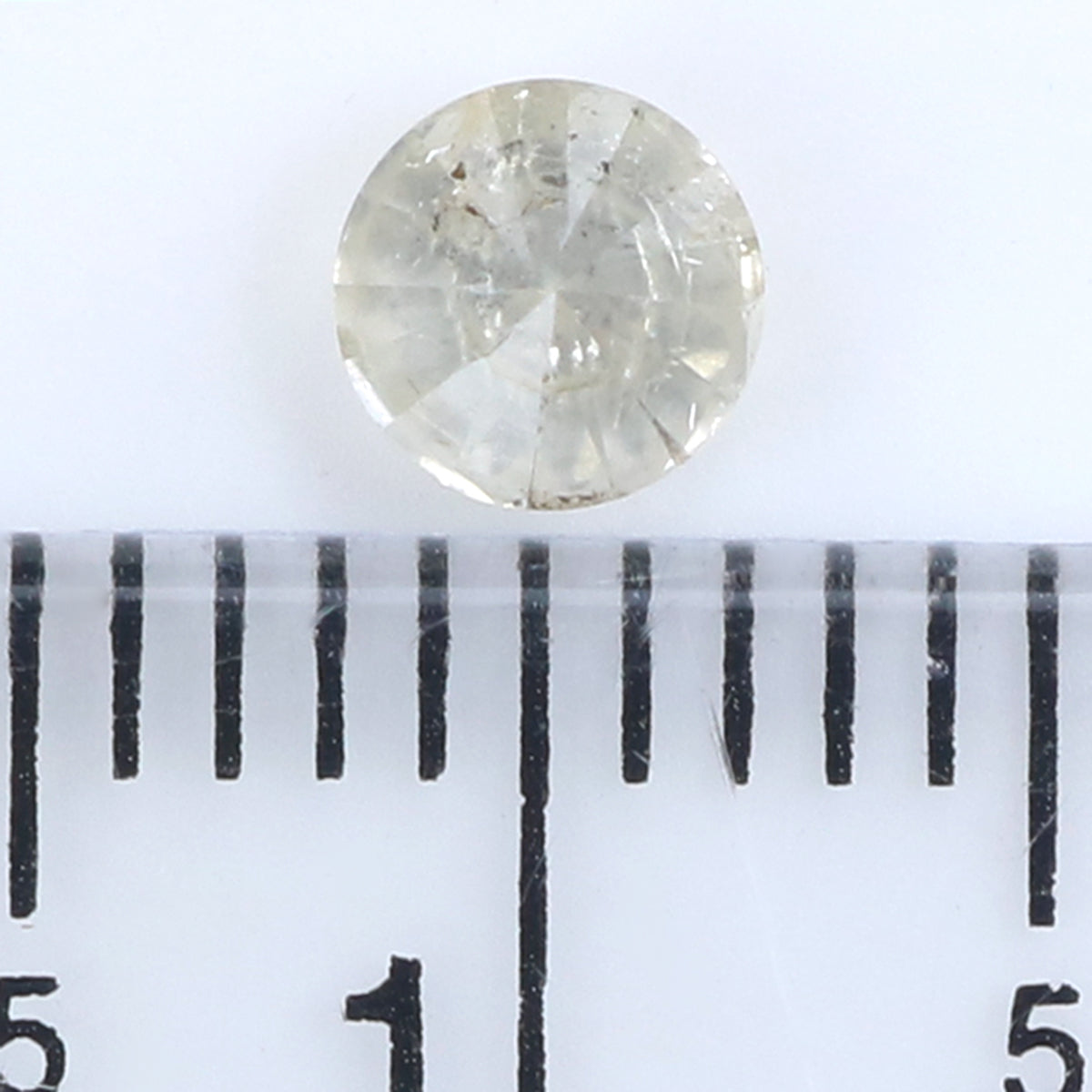 0.34 CT Natural Loose Round Shape Diamond Grey Milky Color Round Cut Diamond 4.30 MM Natural Grey Color Round Brilliant Cut Diamond KQ1338