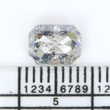 Natural Loose Emerald Diamond White - G Color 1.57 CT 7.28 MM Emerald Shape Rose Cut Diamond KDL2584
