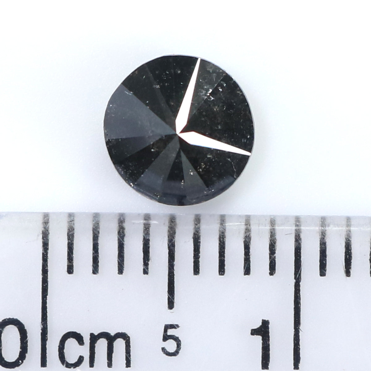 0.90 Ct Natural Loose Round Shape Diamond Black Color Round Cut Diamond 6.05 MM Natural Loose Black Color Round Brilliant Cut Diamond LQ507