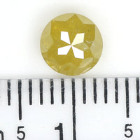 Natural Loose Rose Cut Yellow Color Diamond 1.10 CT 5.80 MM Round Rose Cut Shape Diamond L8369