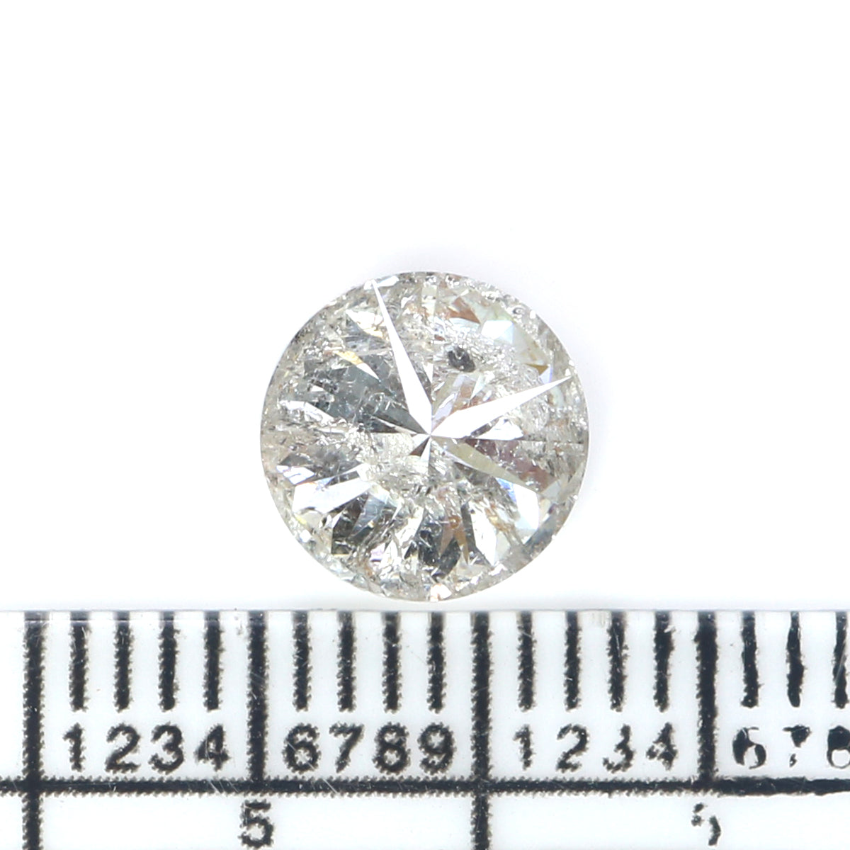 Natural Loose Round Brilliant Cut Diamond White - G Color 1.92 CT 7.40 MM Round Shape Brilliant Cut Diamond KDL2660