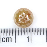 Natural Loose Rose Cut Brown Color Diamond 1.31 CT 6.45 MM Round Rose Cut Shape Diamond L9750